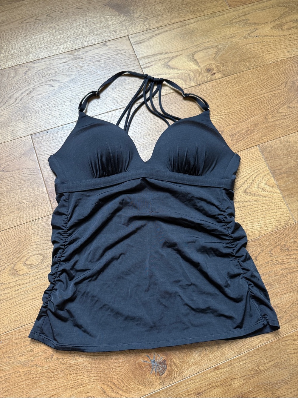 Black Athleta Swim Tankini Top M